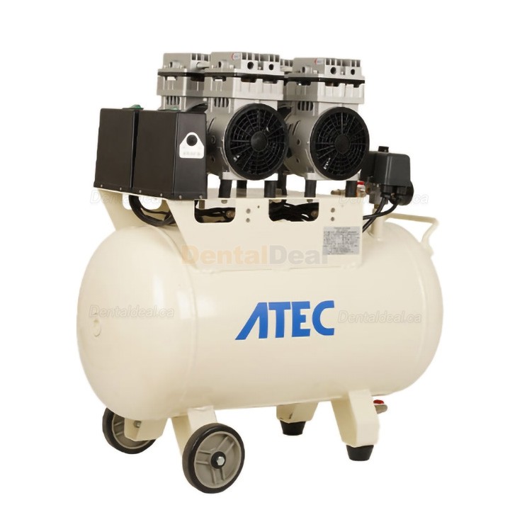 Dynamic AT160-60 1.5KW/2HP Dental Lab Medical Oil-free Air Compressor 50L Tank